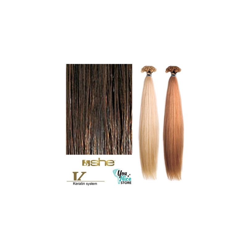 Extensions Naturelles Lisses Kératine System N°8 Extensions Naturelles Lisses Kératine System N°8