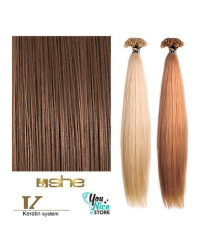 Extensions Naturelles Lisses Kératine System N°10