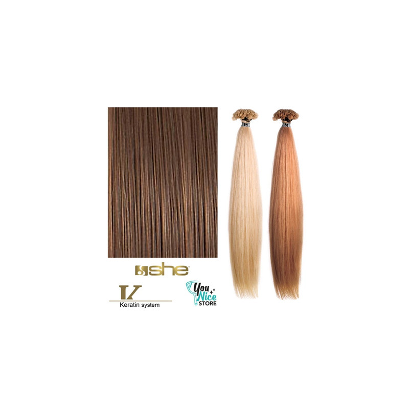 Extensions Naturelles Lisses Kératine System N°10
