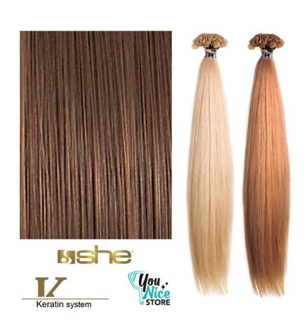 Extensions Naturelles Lisses Kératine System N°10