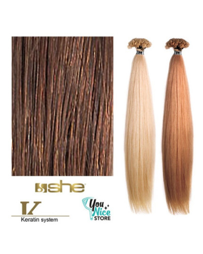 Extensions Naturelles Lisses Kératine System N°12