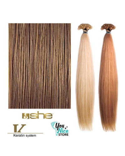 Extensions Naturelles Lisses Kératine System N°14
