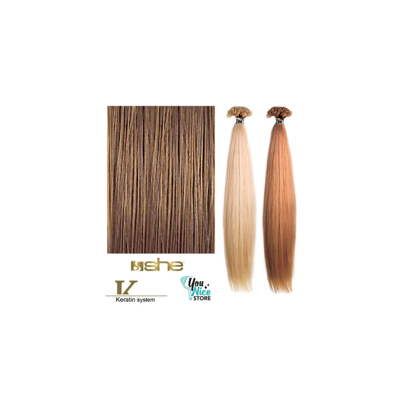 Extensions Naturelles Lisses Kératine System N°14
