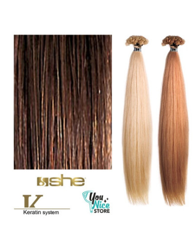 Extensions Naturelles Lisses Kératine System N°17