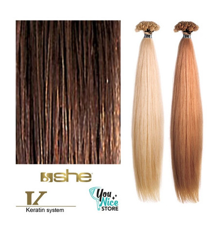 Extensions Naturelles Lisses Kératine System N°17