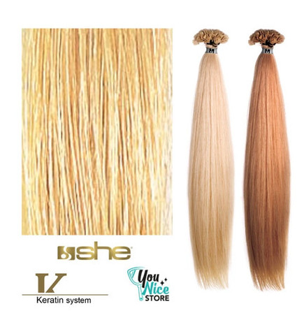 Extensions Kératine Mèches Cheveux Naturelles Lisses N°20