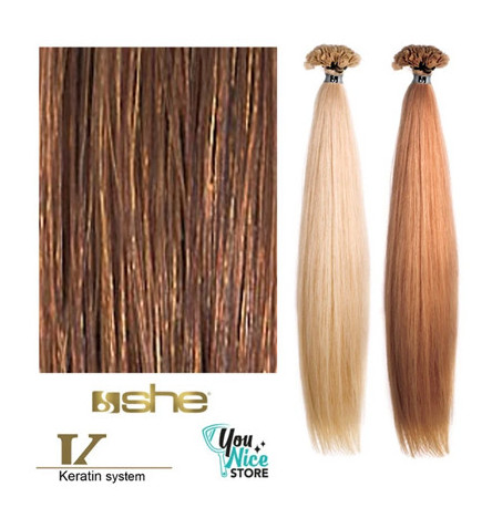 Extensions Naturelles Lisses Kératine System  N°27