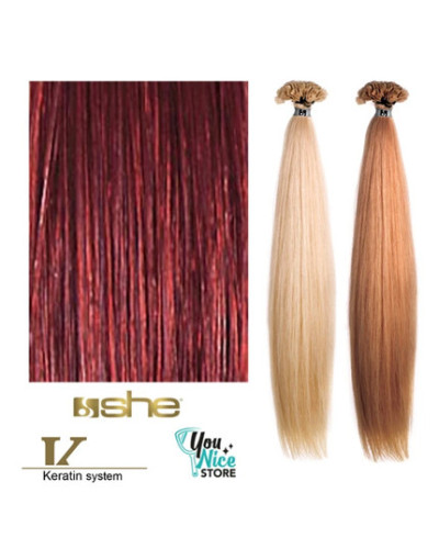 Extensions Naturelles Lisses Kératine System N°35