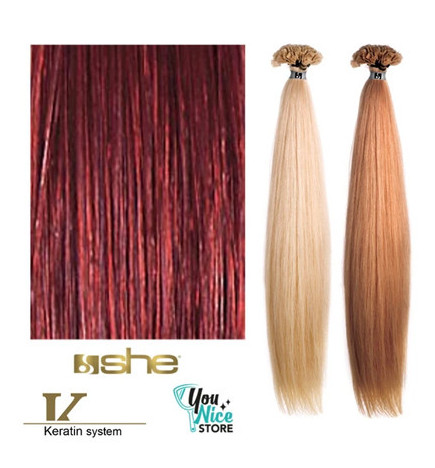 Extensions Naturelles Lisses Kératine System N°35