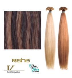 Extensions Naturelles Lisses Kératine System N°2/17 55/60cmx10pcs