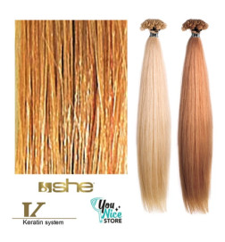 Extensions Naturelles Lisses Kératine System N°DB3/20 55/60cmx10pcs