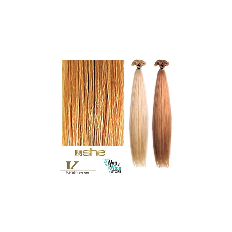 Extensions Naturelles Lisses Kératine System N°DB3/20 55/60cmx10pcs