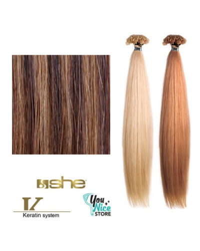 Extensions Naturelles Lisses Kératine System N°6/12