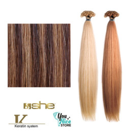 Extensions Naturelles Lisses Kératine System N°6/12