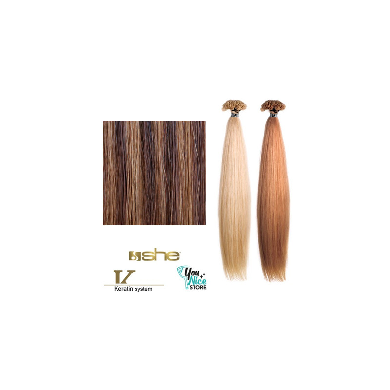 Extensions Naturelles Lisses Kératine System N°6/12
