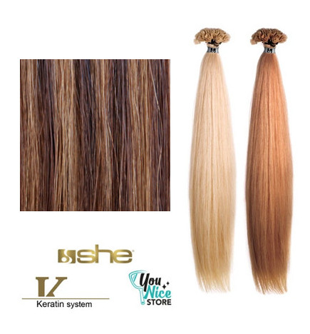 Extensions Naturelles Lisses Kératine System N°6/12