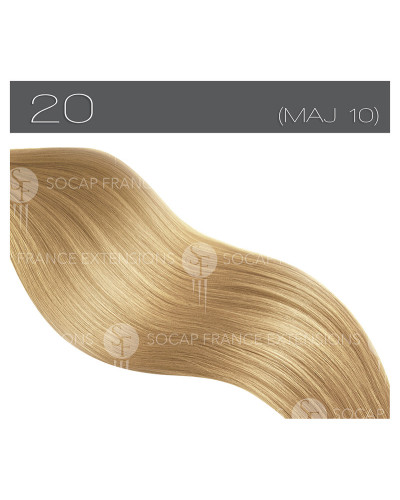 Mèches Cheveux Naturelles Ondulés  N°20So.Cap