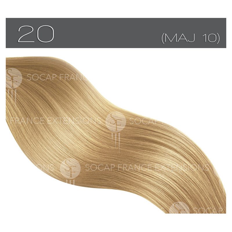 Mèches Cheveux Naturelles Ondulés  N°20So.Cap