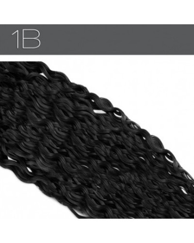 Extensions Naturelles Bouclées Kératine System N°1B