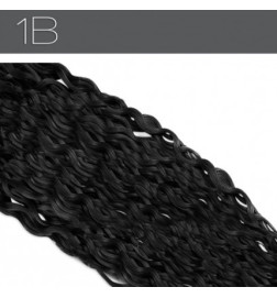 Extensions Naturelles Bouclées Kératine System N°1B