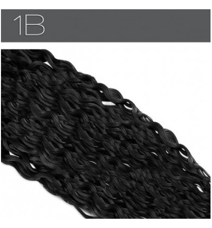 Extensions Naturelles Bouclées Kératine System N°1B