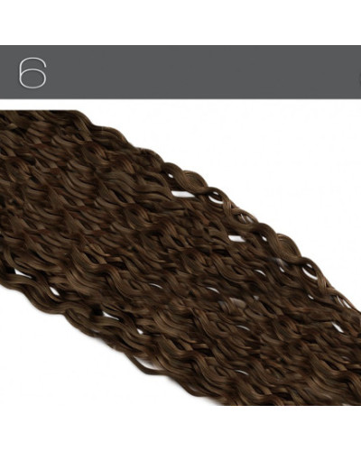 Extensions Naturelles Bouclés Kératine System N°6