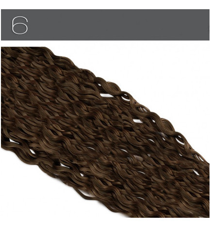Extensions Naturelles Bouclés Kératine System N°6