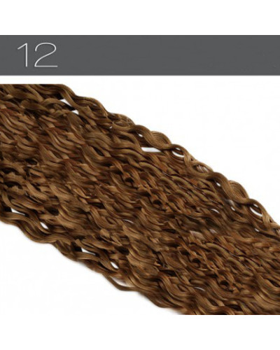 Extensions Naturelles Bouclés Kératine System N°12