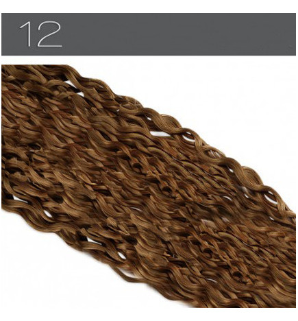 Extensions Naturelles Bouclés Kératine System N°12