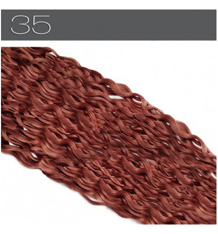 Extensions Naturelles Bouclés Kératine System N°35