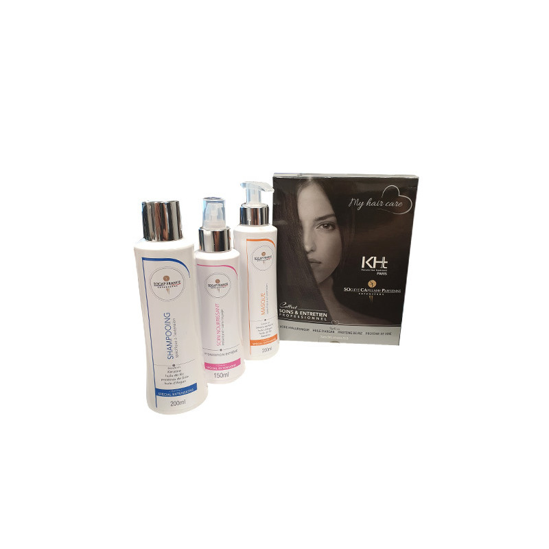 Coffret Soins Et Entretien D'extensions 3 en 1