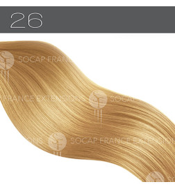 Mèches Cheveux Naturels PREMIUM N°26 Blond Très Clair Doré