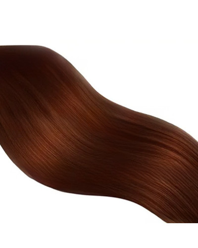 Mèches Cheveux Naturels Premium N°32 Chatain Cuivré Acajou IntenseSoCap