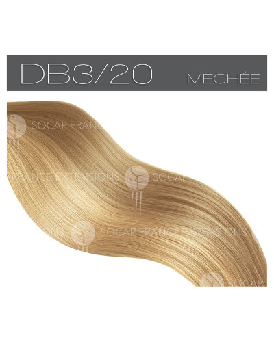 Mèches Cheveux Naturelles Premium DB3/20SoCap