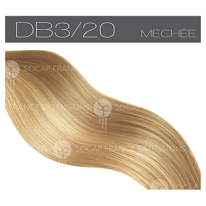 Mèches Cheveux Naturelles Premium DB3/20SoCap