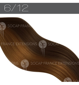 Mèches Cheveux Naturels Premium N°6/12 Blond Foncé - Blond Foncé DoréSoCap