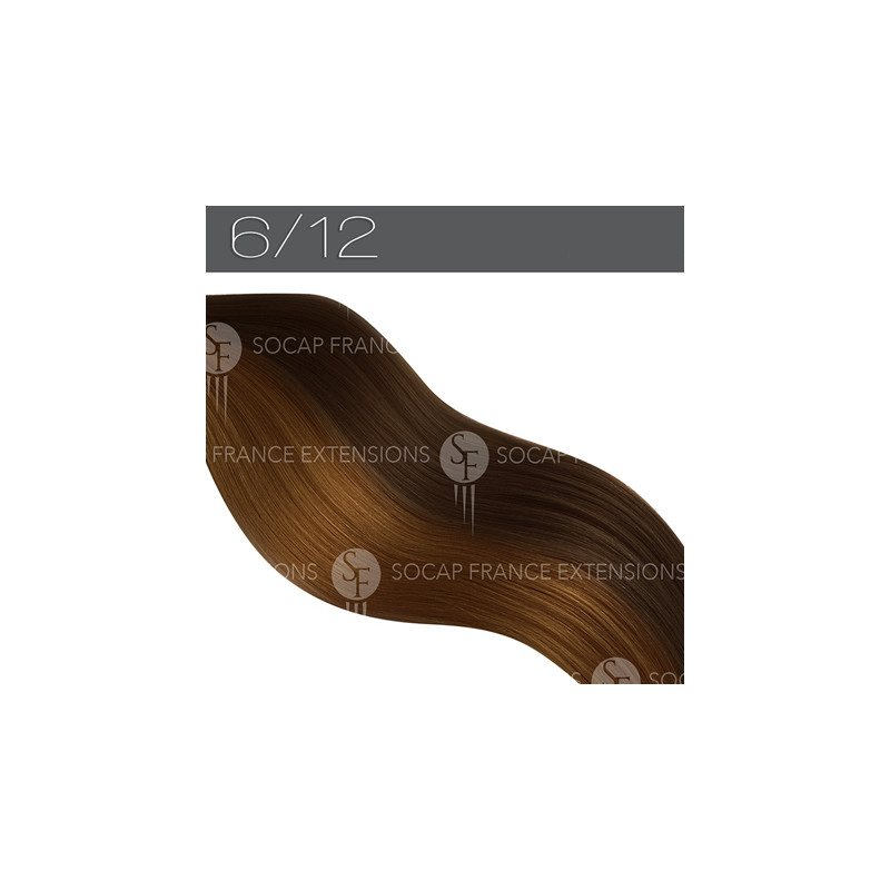 Mèches Cheveux Naturels Premium N°6/12 Blond Foncé - Blond Foncé DoréSoCap