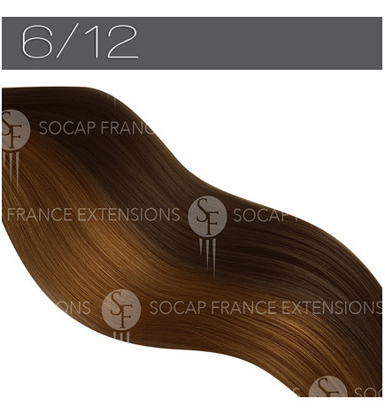 Mèches Cheveux Naturels Premium N°6/12 Blond Foncé - Blond Foncé DoréSoCap