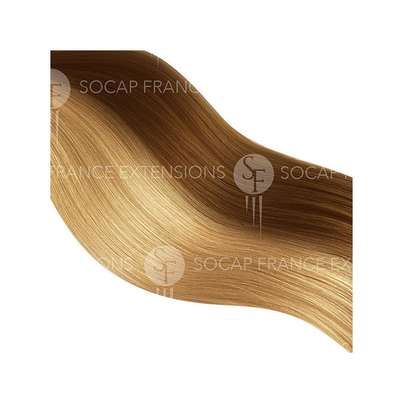 Extention Adhésive Soft Hair N°12/26 Blond Foncé Doré/Blond Très Clair Doré x10