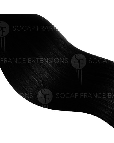 Extention Adhésive Soft Hair N°1B Noir x10 Socap