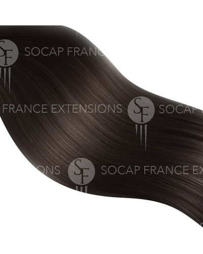 Extention Adhésive Soft Hair N°N°2 châtain foncé x10 Socap