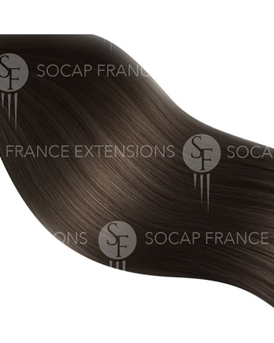 Extention Adhésive Soft Hair N°4 châtain x10 Socap