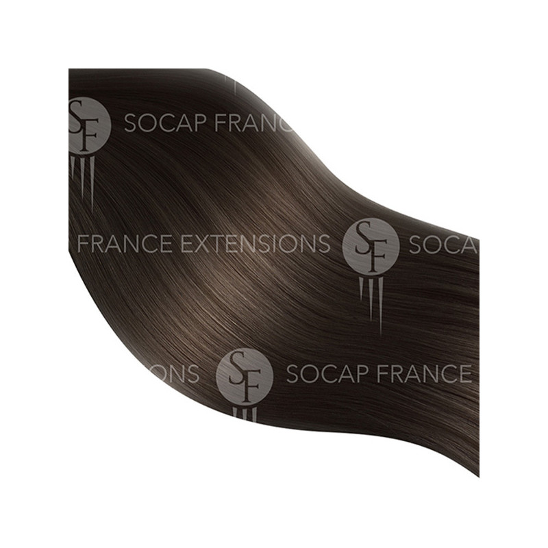 Extention Adhésive Soft Hair N°4 Châtain x 10 Extention Adhésive Soft Hair N°4 Châtain x 10
