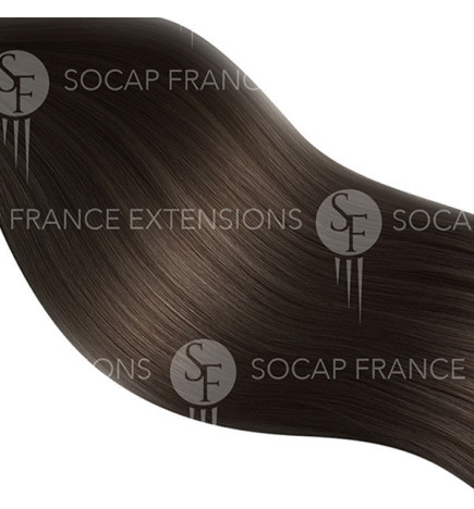 Extention Adhésive Soft Hair N°4 châtain x10 Socap