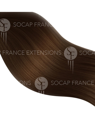 Extention Adhésive Soft Hair N°°6 châtain clair x10 Socap