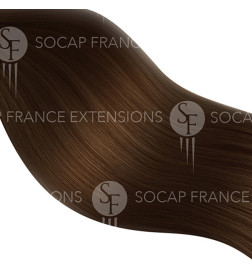 Extention Adhésive Soft Hair N°°6 châtain clair x10 Socap