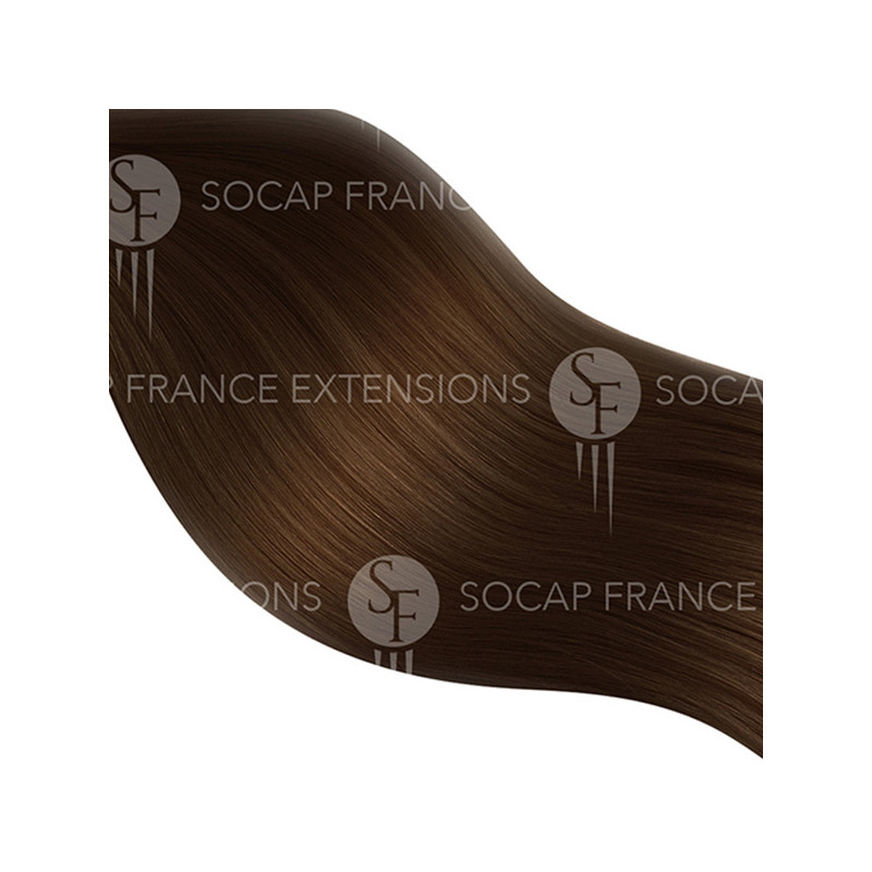Extention Adhésive Soft Hair N°°6 Châtain Clair x10