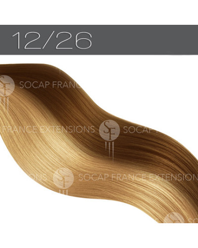 Mèches Cheveux Naturels PREMIUM N°12/26 BicoloreSoCap