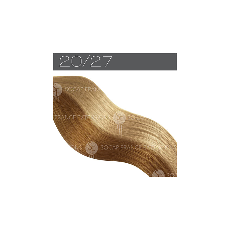 Mèches Cheveux Naturels Premium 20/27 Blond Très Très Clair - Blond Clair MielSo.Cap