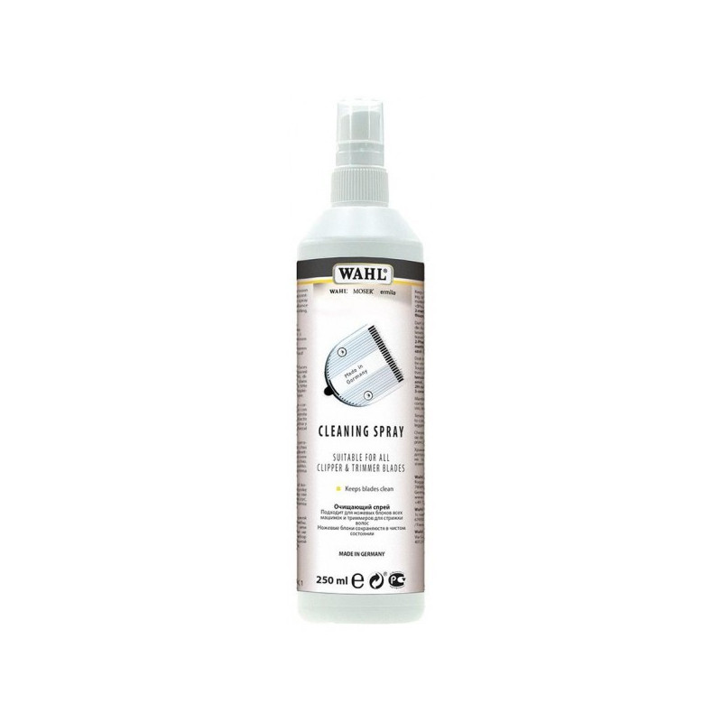 Spray Nettoyant pour Tête de coupe Wahl 250ml Spray Nettoyant pour Tête de coupe Wahl 250ml